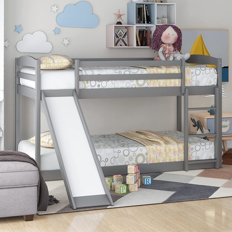 Kids' Favorite: OkelaWood's Trendy Bunk Beds with Slides