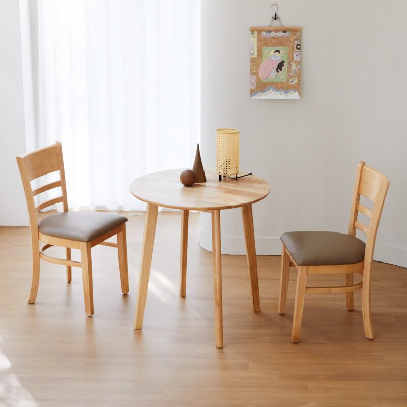 Embrace Modern Living with Natural Rubberwood Cabin Chairs - Okelawood