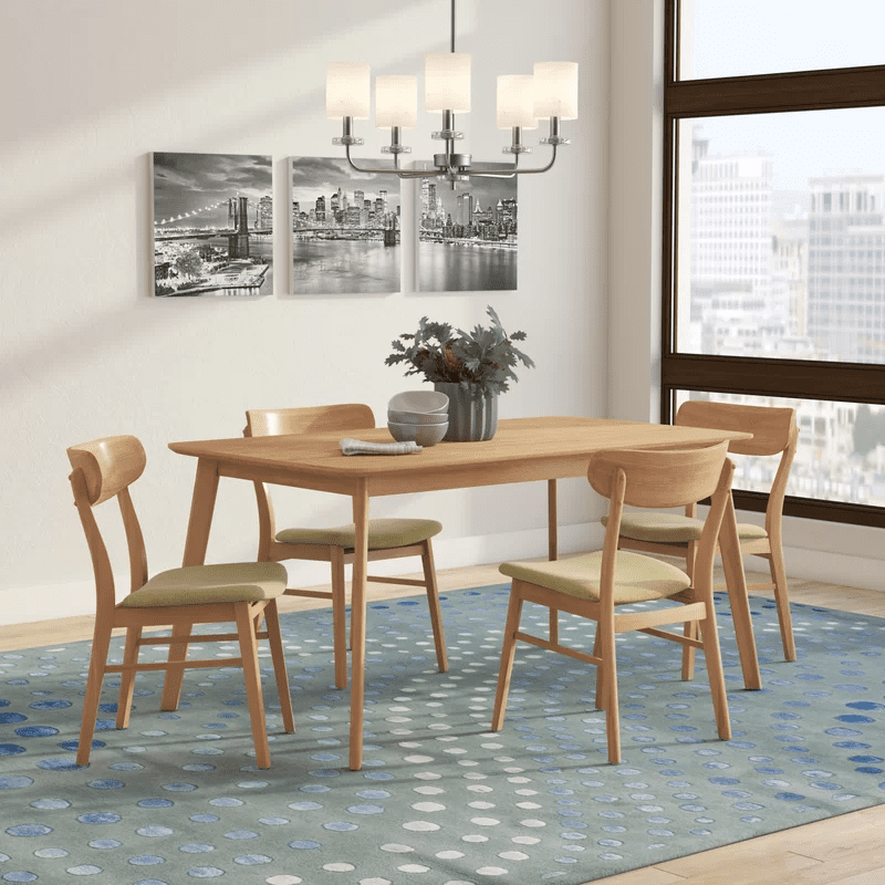 Top Modern 4-Chair Dining Table Set to Enhance Your Home - OkelaWood
